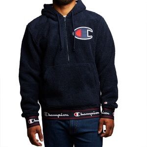 Champion Navy Sherpa Hoodie